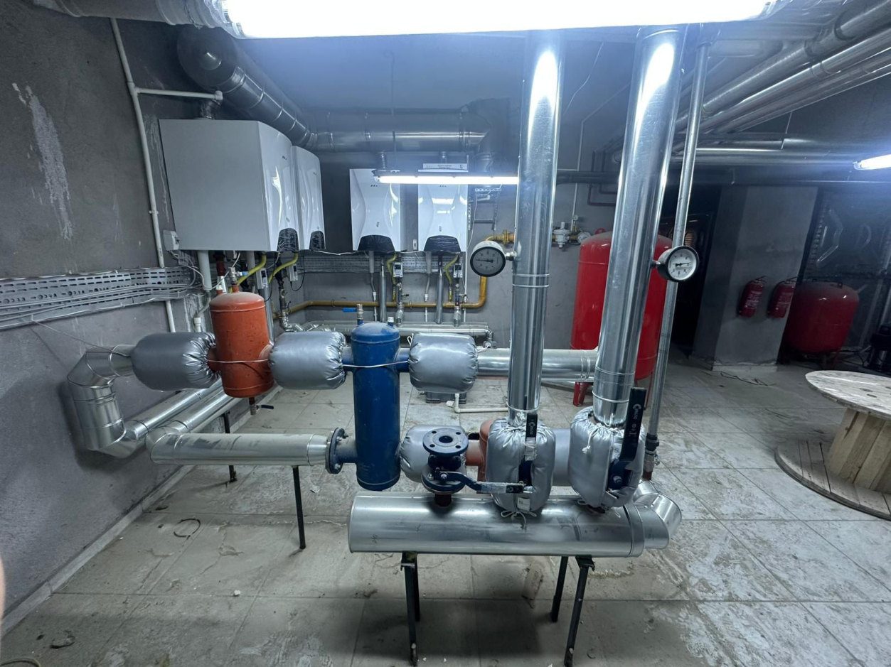 Hidrolik ayırıcı, tortu ayırıcı ve kollektör bağlantıları